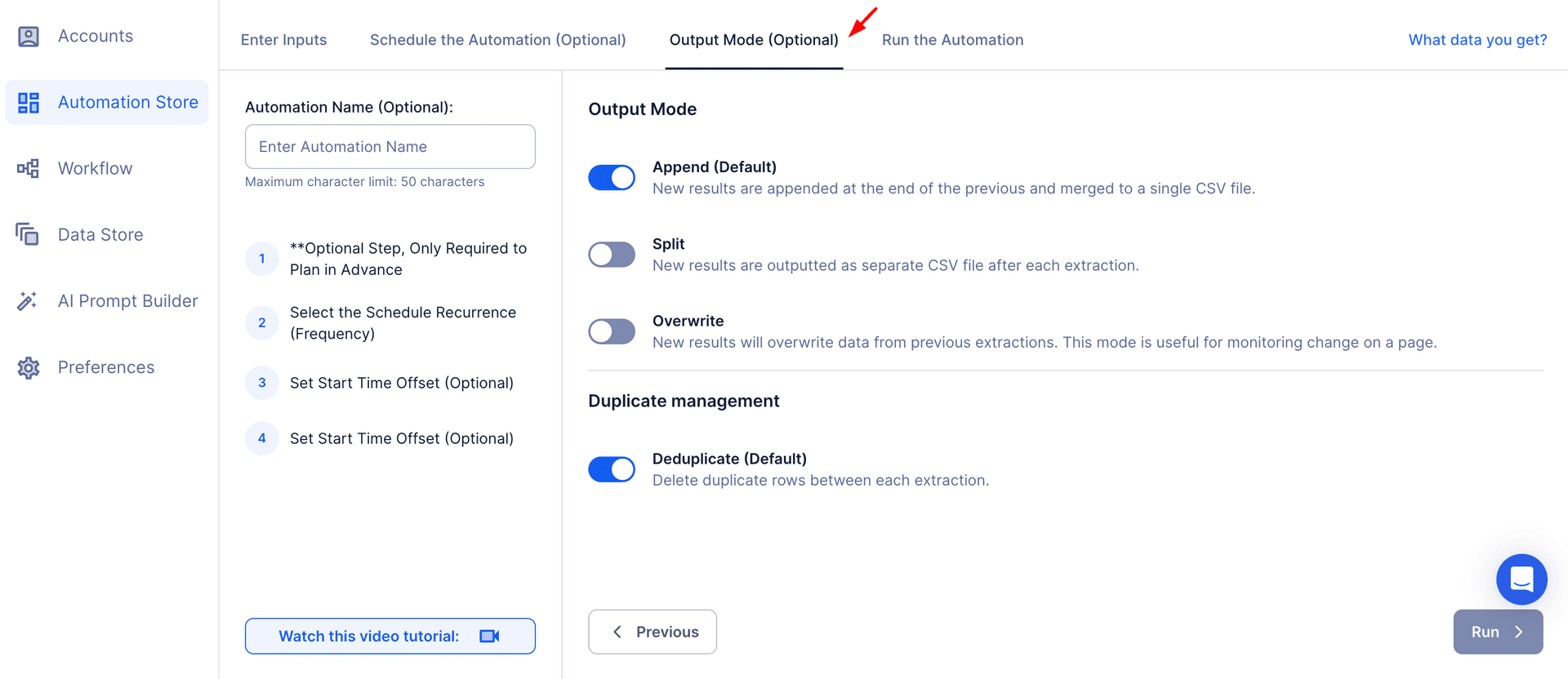 Twitter Profile Followed Topics Export