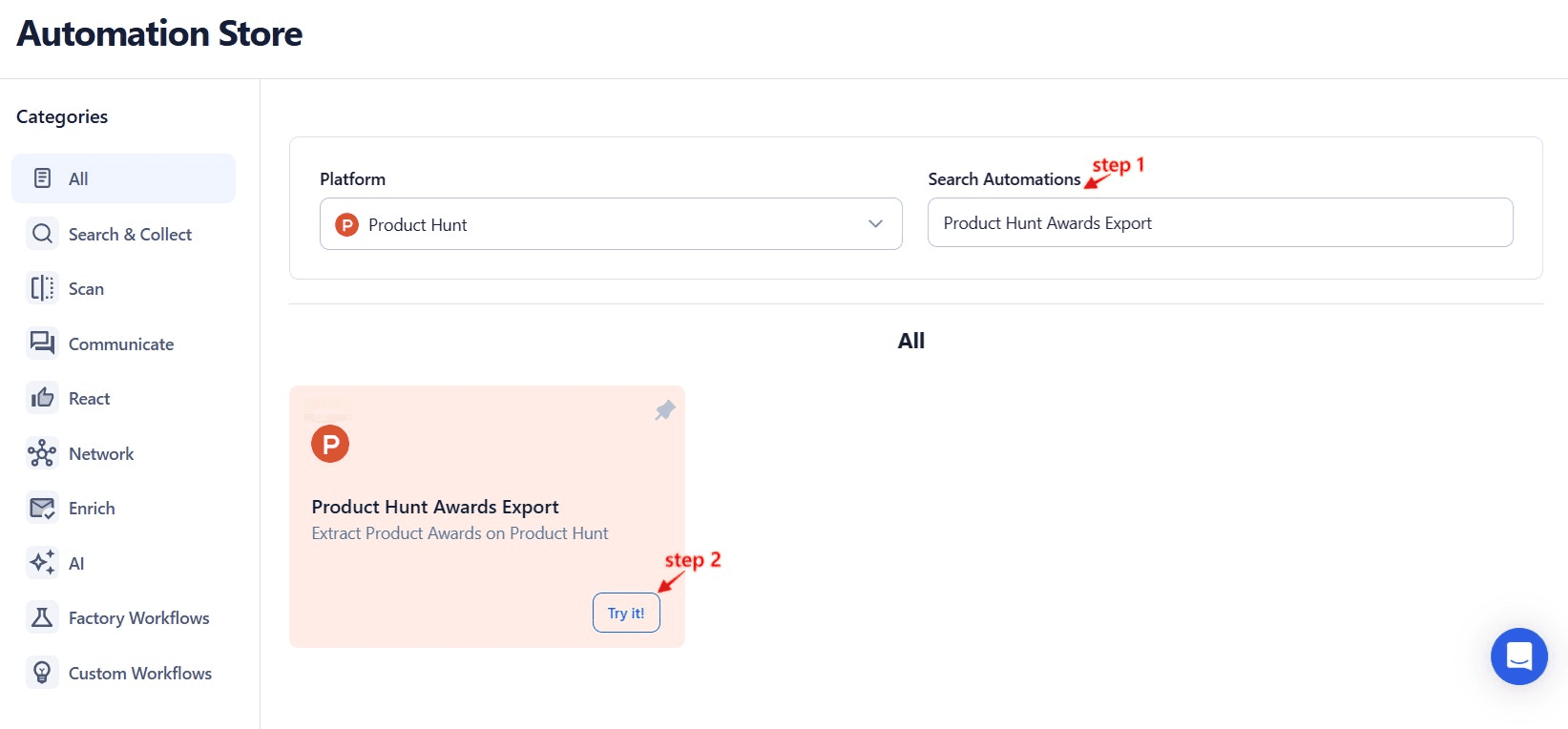 search-for-the-particular-automation
