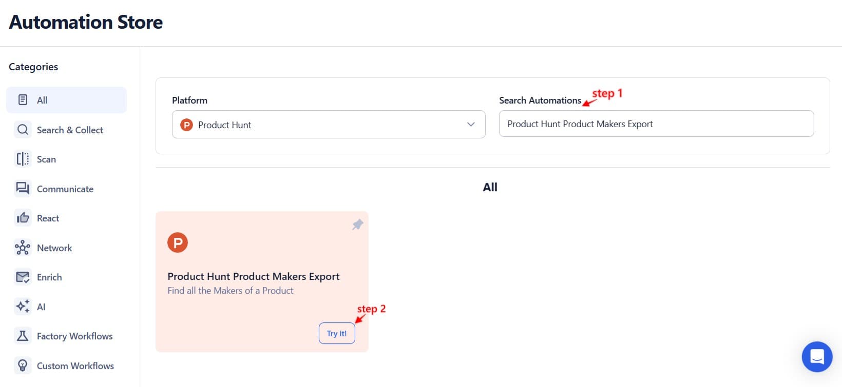 search-for-the-particular-automation