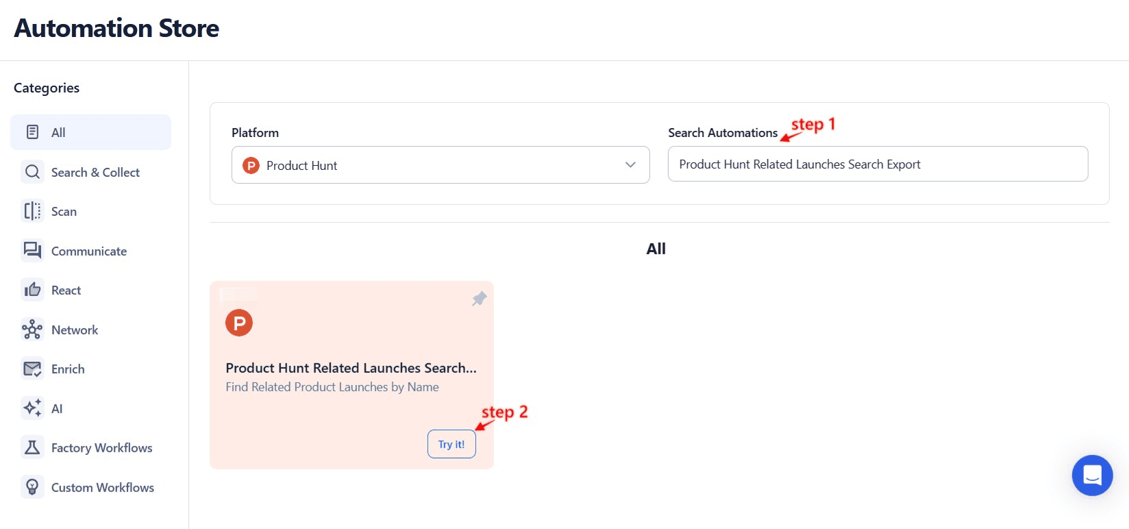 search-for-the-particular-automation