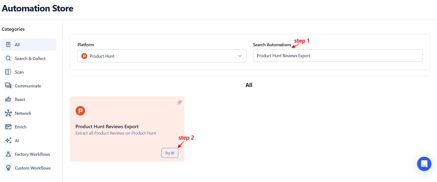 search-for-the-particular-automation