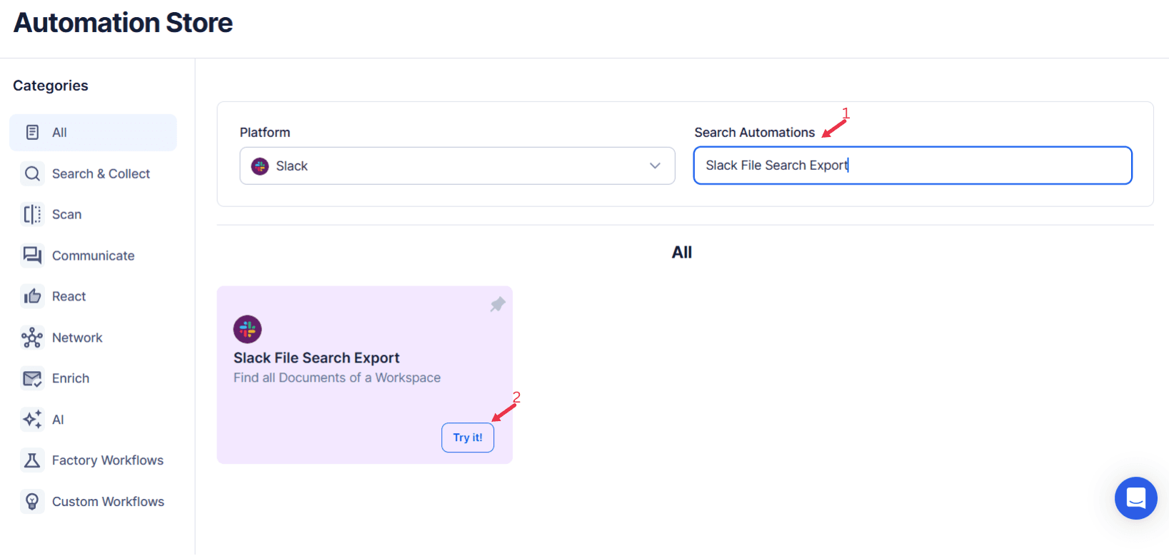 search-for-the-particular-slack-automation